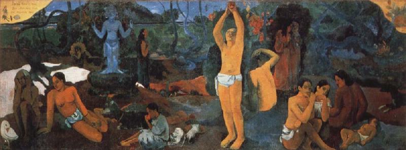 Paul Gauguin Wher kommen wir wer sind wir Wohin gehen wir oil painting picture